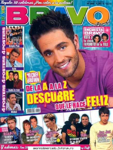 Diego --album-foto-- - o poza mai veche din bravo:P - Diego ,,El Rayo" Valdez-Michel Brown